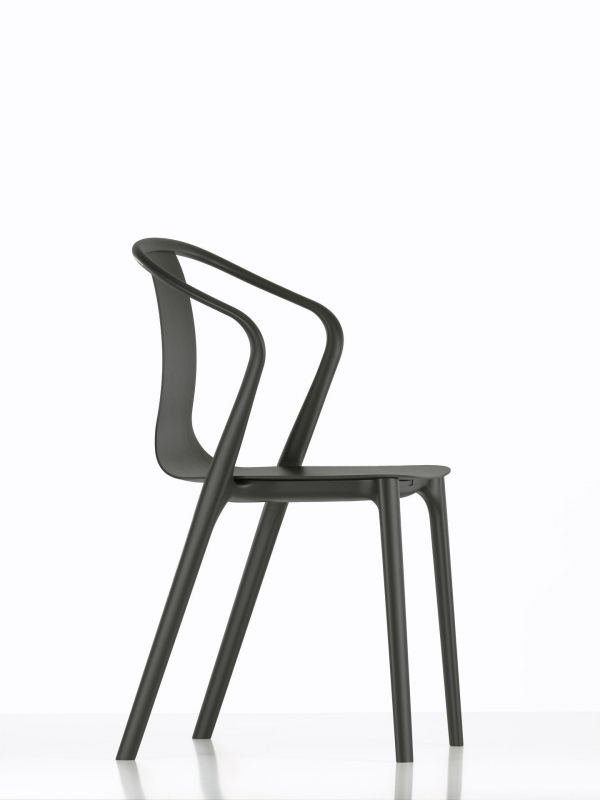 Belleville Armchair Wood Chair Vitra